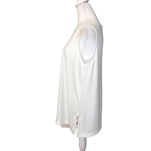 NEW J. Jill Wearever Layering Tank in White Size Medium - Picture 4 of 8